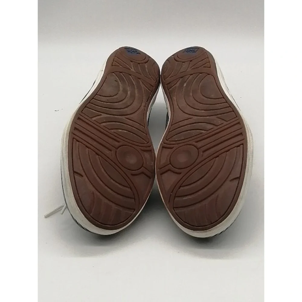 Keds Sneakers Womens Blue Striped‎ 9 Slip On Boat Shoe Ortholite Comfort Beach